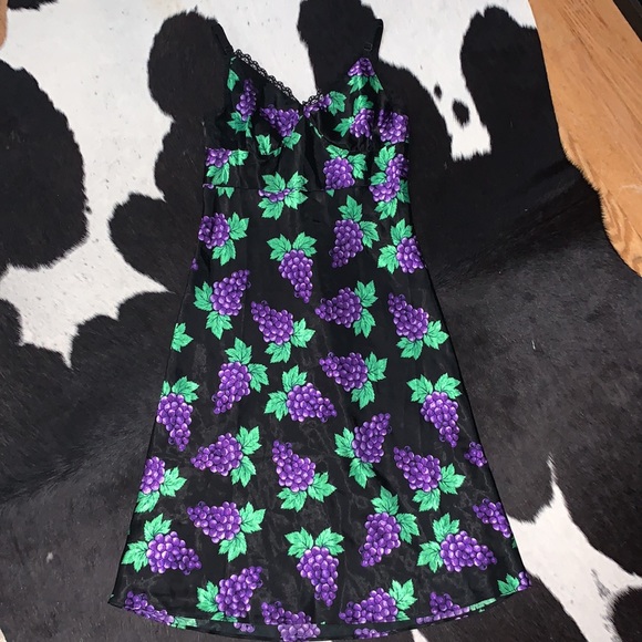 Vintage 90’s Joe Boxer Grape 🍇 Satin Slip Dress - Picture 6 of 12